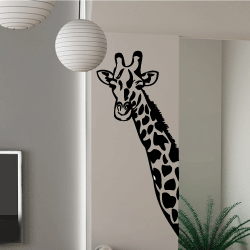 Giraffen Wandaufkleber Wandaufkleber einer Giraffe