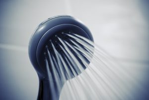 Dusche im Bad