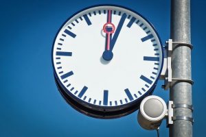 Uhr als Wandtattoo